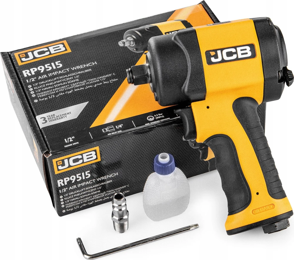 Smūginis veržliasukis JCB JCB pneumatinis KLUCZ 1/2'' 1200Nm