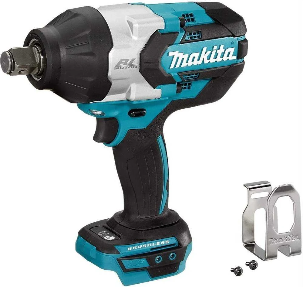 Makita DTW1004Z Akumuliatorinis smūginis veržliasukis 18V, 1050 Nm, LED, 1/2" (PIN SHANK), Be akumuliatorių ir kroviklio!