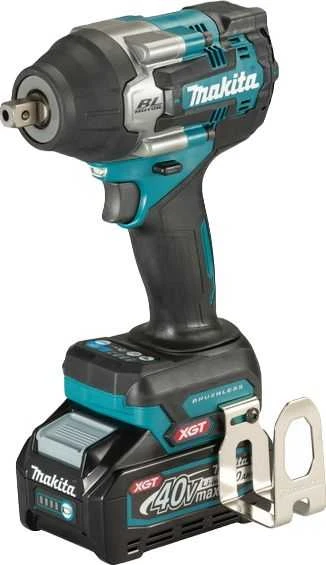 Makita 40V akumuliatorinis veržliasukis su baterija ir kabliu