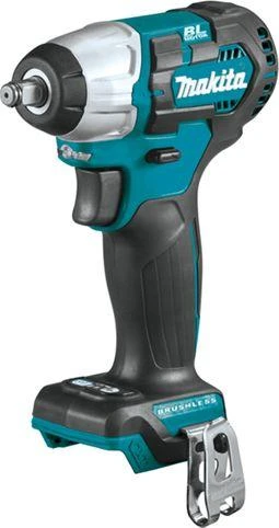 Makita TW161DZ Akumuliatorinis smūginis veržliasukis, 1/2", 12V MAX, 165 Nm, BL-motor, Be akumuliatorių ir kroviklio!
