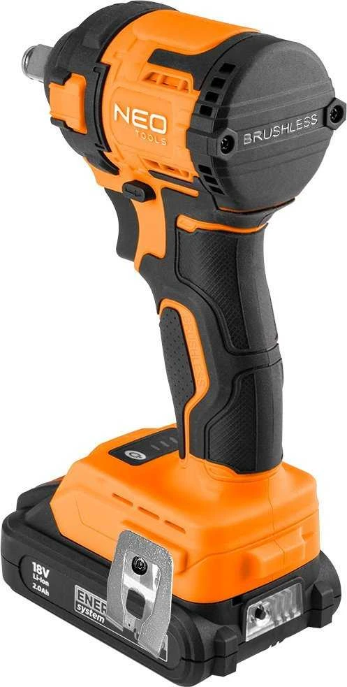 Smūginis veržliasūkis Neo 04-613; 18 V; 1/2'' (be akumuliatoriaus ir pakrovėjo)