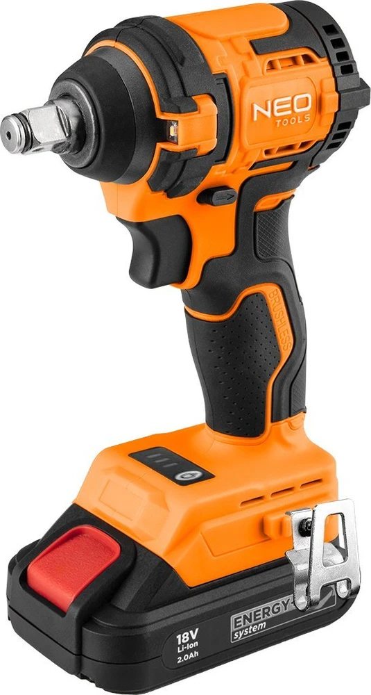Smūginis veržliasūkis Neo 04-613; 18 V; 1/2'' (be akumuliatoriaus ir pakrovėjo)