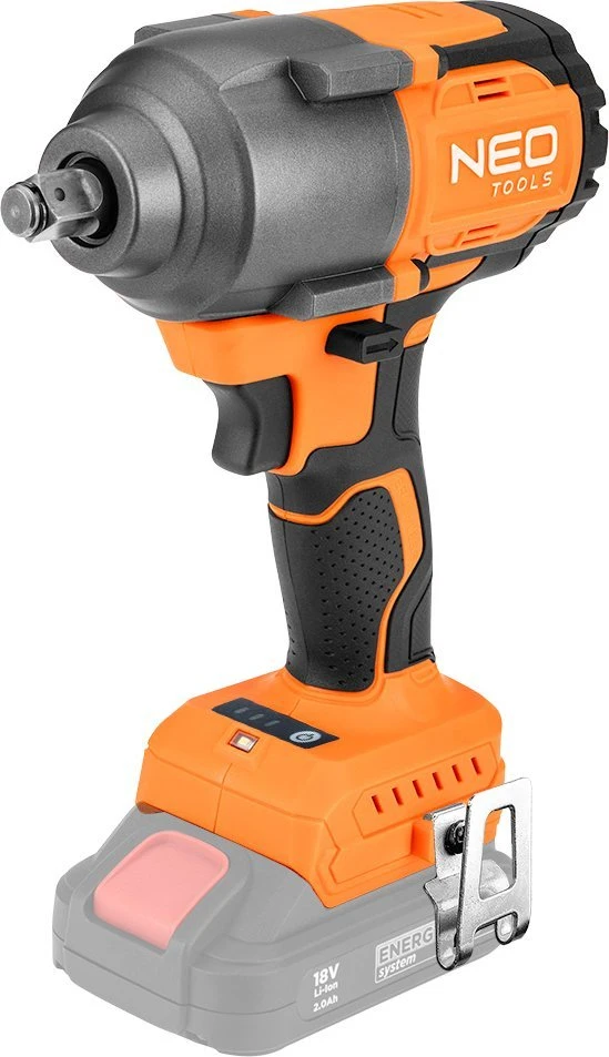Neo Tools Klucz „Energy+“ 18 V bešepetėlinis smūginis veržliasukis, 850 Nm, 1/2?, be akumuliatoriaus