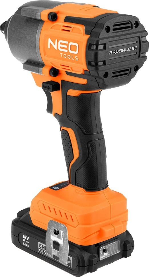 Neo Tools Klucz „Energy+“ 18 V bešepetėlinis smūginis veržliasukis, 850 Nm, 1/2?, be akumuliatoriaus