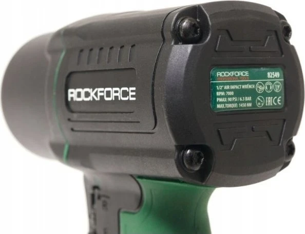 Smūginis veržliasukis Rockforce KLUCZ pneumatinis 1450Nm 1/2" TWIN HAM MER