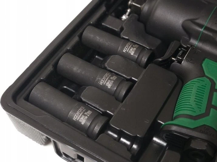 Smūginis veržliasukis Rockforce KLUCZ pneumatinis 1450Nm 1/2" TWIN HAM MER