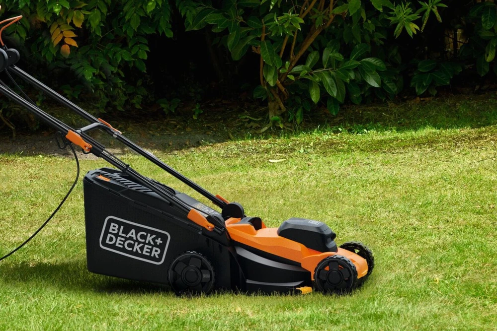 Black & Decker juodas+decker 1400W Corded Lawn Mower BEMWP340 Juodas+DECKER