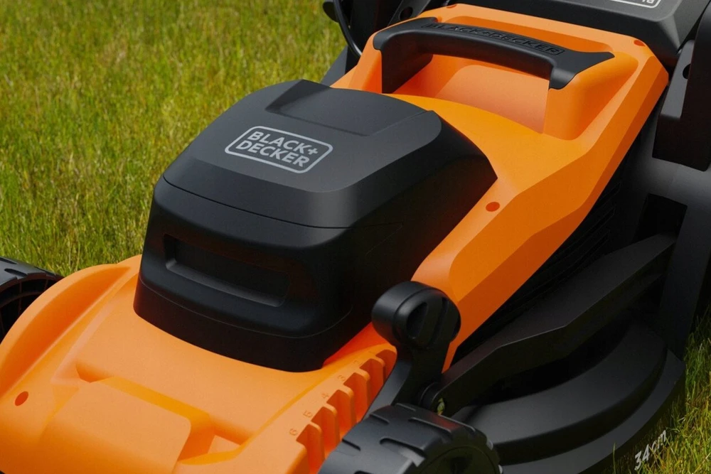 Black & Decker juodas+decker 1400W Corded Lawn Mower BEMWP340 Juodas+DECKER