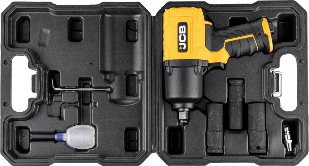 Smūginis veržliasukis Sourcing JCB PNEUMATIC WRENCH 1/2'' 1450Nm + SOCKETS