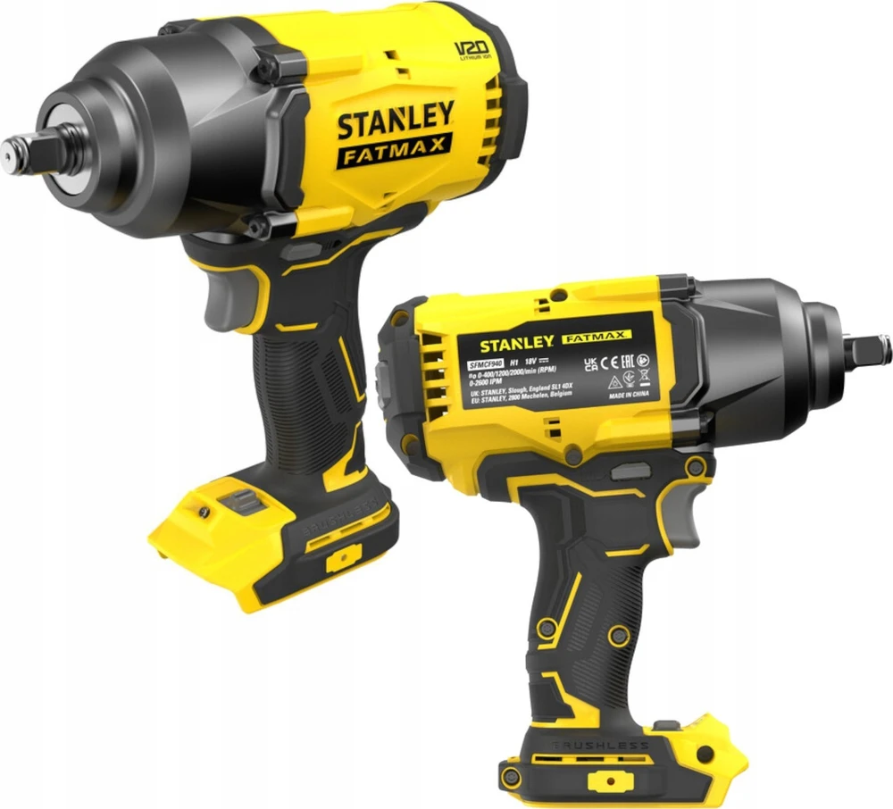 Smūginis veržliasūkis Stanley SFMCF940B-XJ; 18 V (be akumuliatoriaus ir pakrovėjo)
