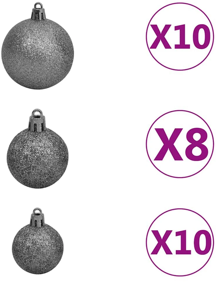 Dirbtinė Kalėdų eglutė Žalia 240 cm PVC, plienas ir plastikas