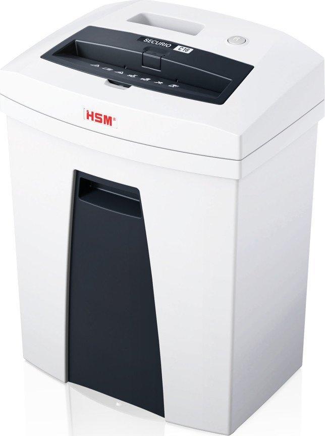 HSM Securio C16 4x25 mm dalelių automatinis paleidimo/išjungimo budėjimo režimas be energijos suvartojimo nuimamas konteineris 25l 6 lapai