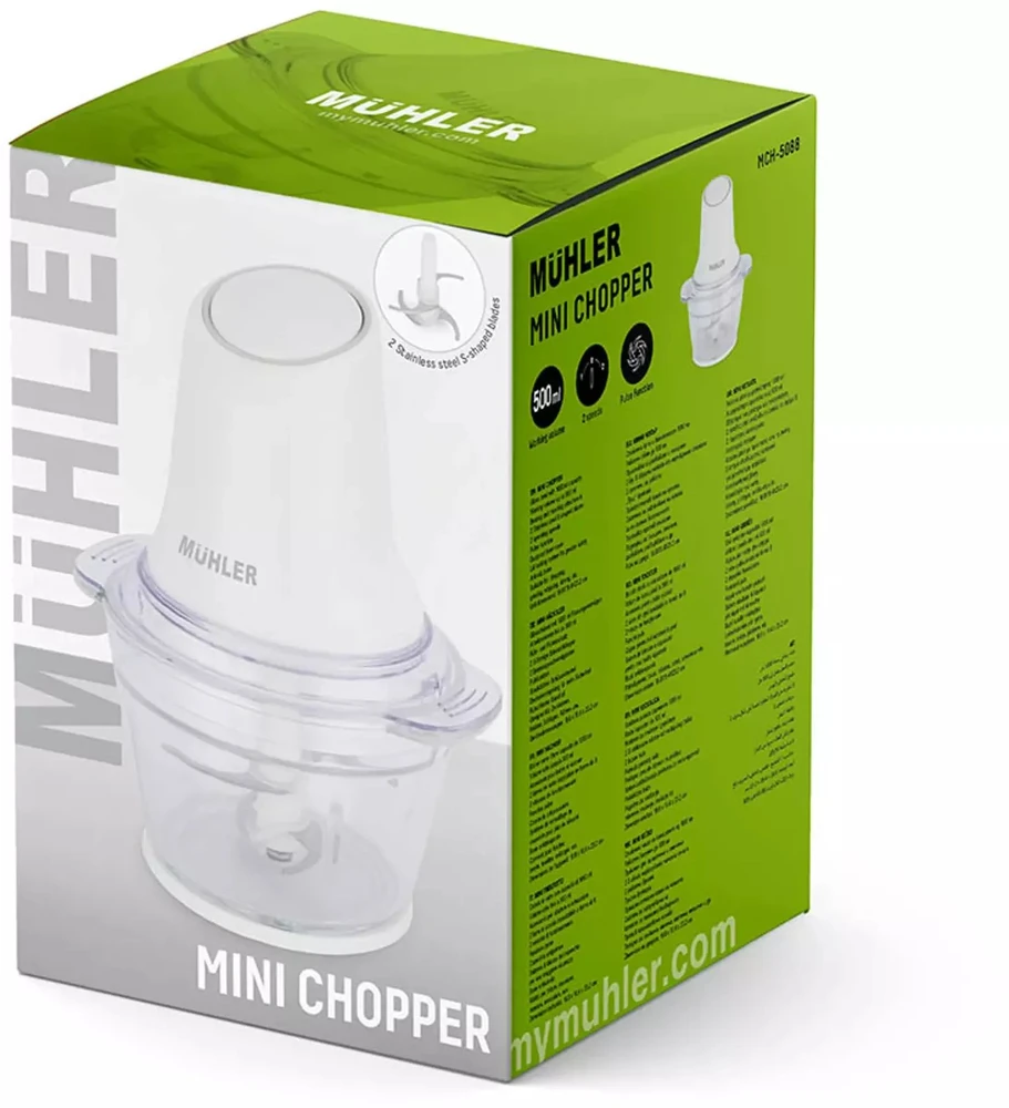 Muhler MCH-5088 smulkintuvo pakuotė