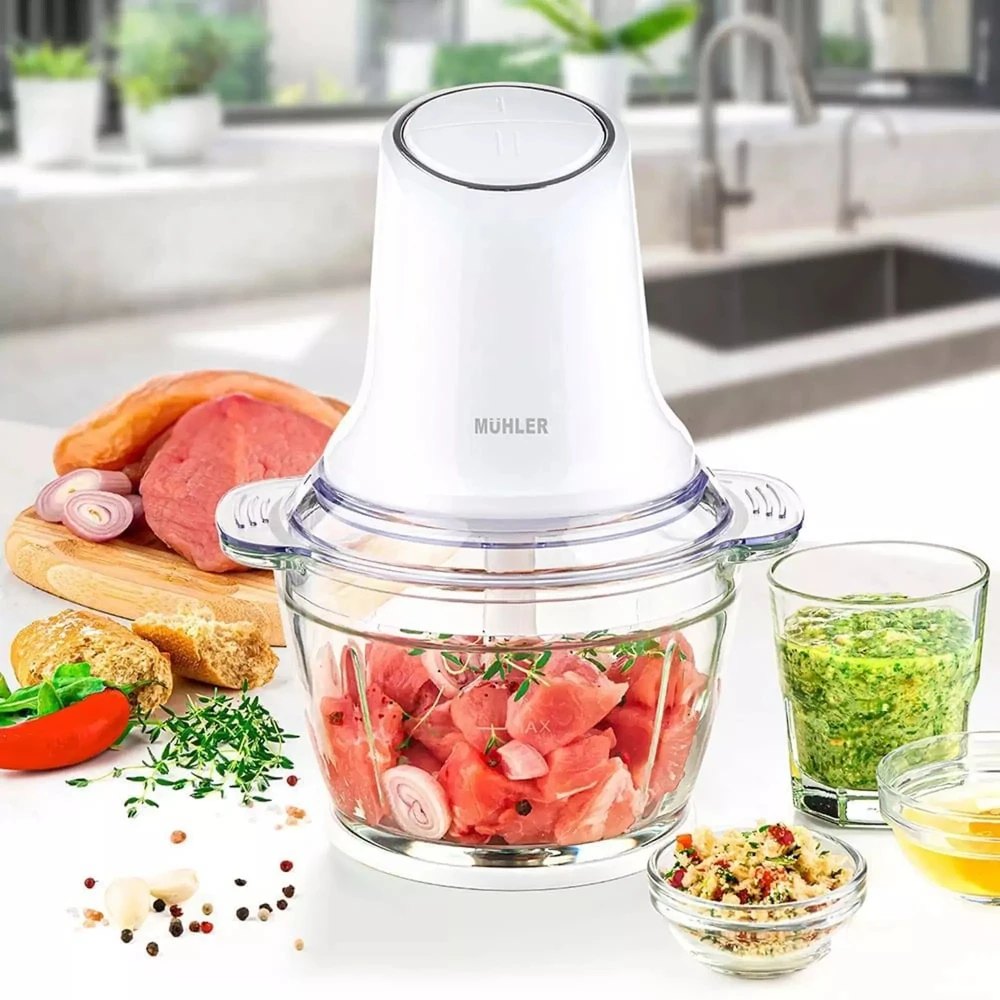 Muhler MCH-5088 maisto smulkintuvas su stikliniu dubeniu