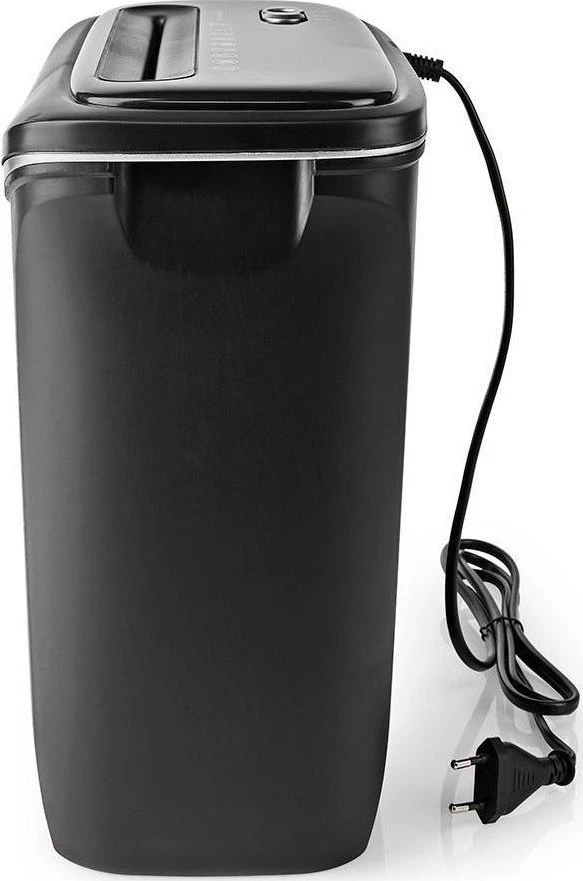 Nedis 12l DIN P-4 190W Juoda dokumentų smulkintuvas