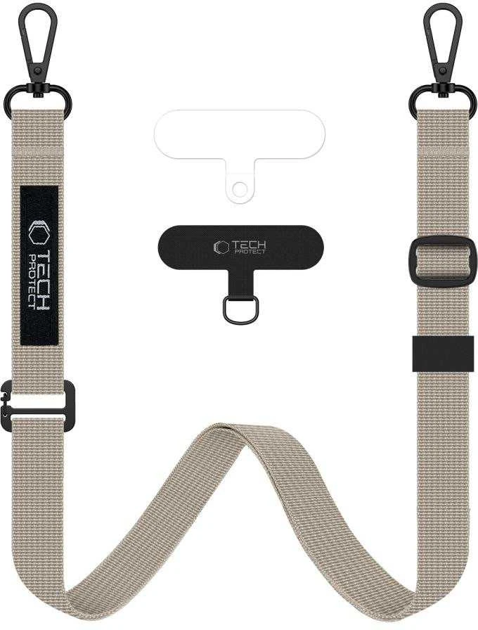 Tech-Protect C65 Rope Crossbody Leash - rusvai gelsvas