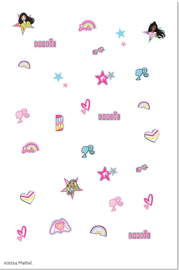 Barbie Snails nagų lipdukai, Dream Team