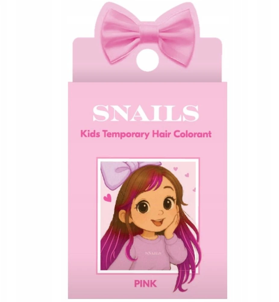 Snails plaukų kreidelė rožinė