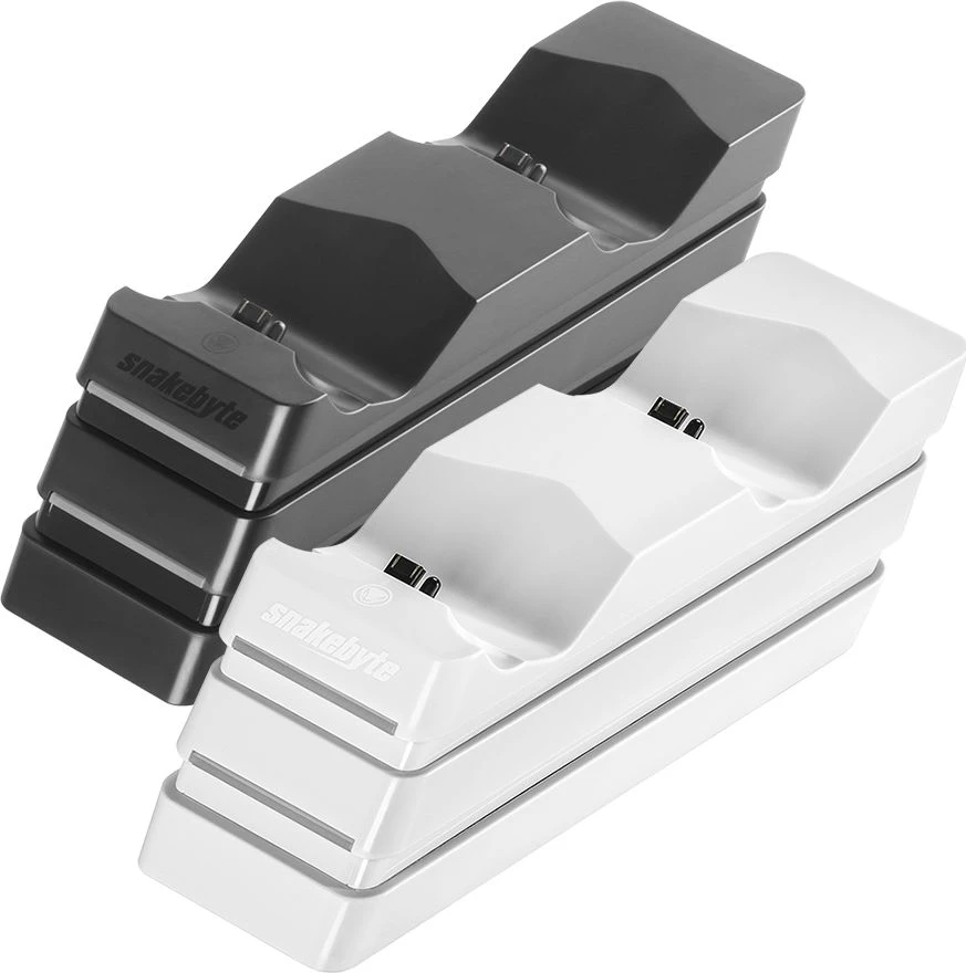 Snakebyte dvigubA TWIN: CHARGE 4 stotelė PS4 balta
