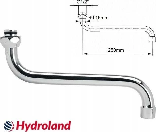 „Hydroland“ snapelis 1/2'' L-250MM S B // WL.S-250.B