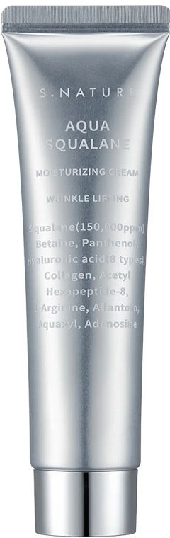 CREAM S.NATURE_Aqua Squalane Moisturizing Kreminis Jumbo drėkinamasis veido kremas 80ml