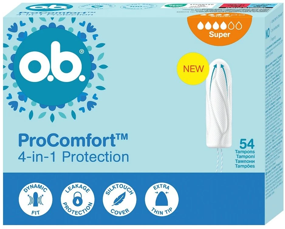 Snibbs o.b. „ProComfort Super“ tamponai