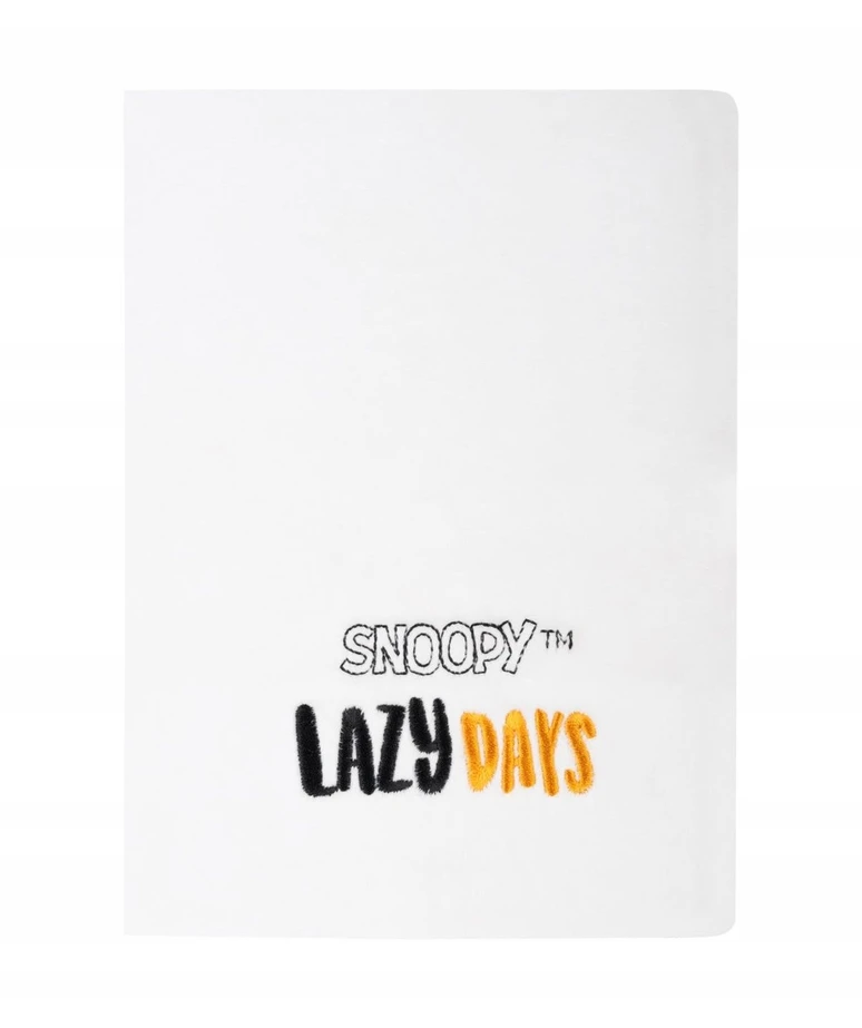 Snoopy - pliušinis užrašų knygelė / užrašinė A5 iš „Lazy Days“ kolekcijos