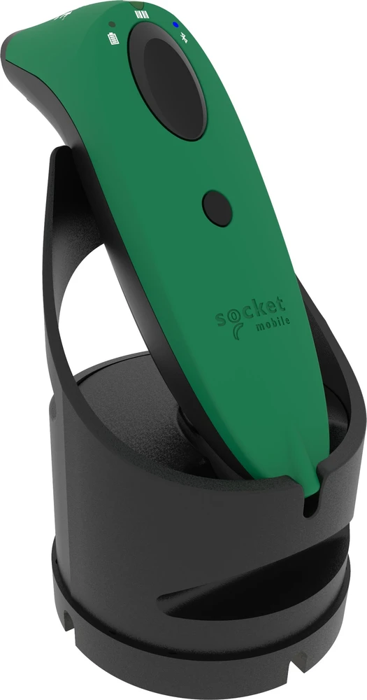 Brūkšninių kodų skaitytuvas Socket Mobile S720, su stotele, Baltas