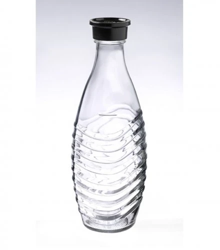 SodaStream plastikinių buteliukų dangteliai - 2 vnt, Juoda spalva
