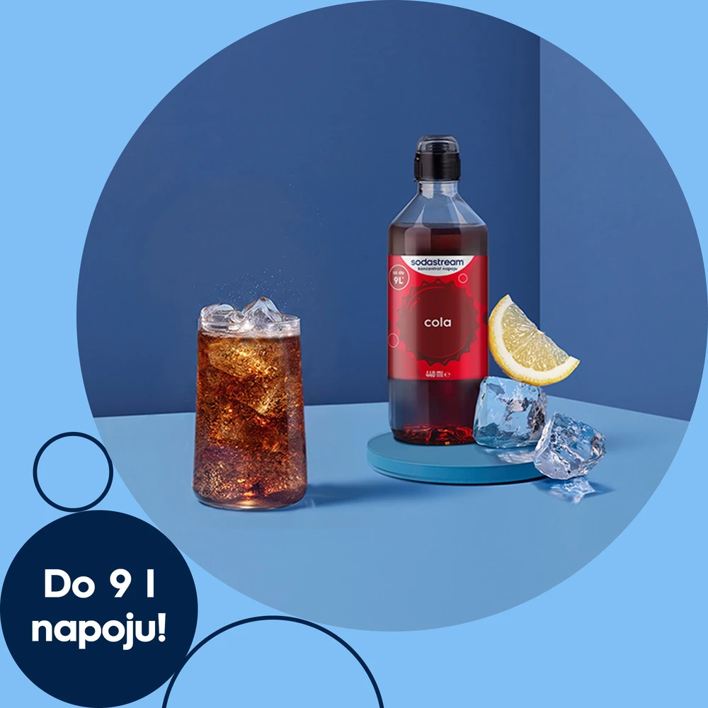 Kolos skonio SodaStream Cola sirupas, 440ml