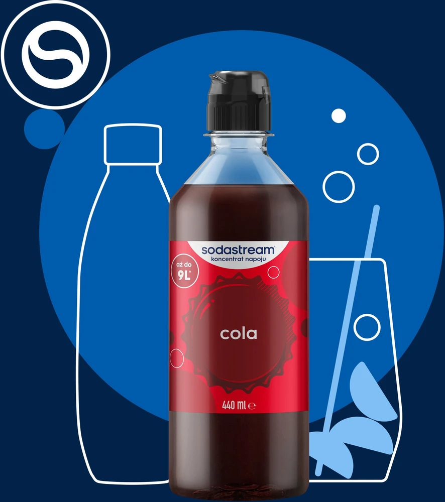 Kolos skonio SodaStream Cola sirupas, 440ml