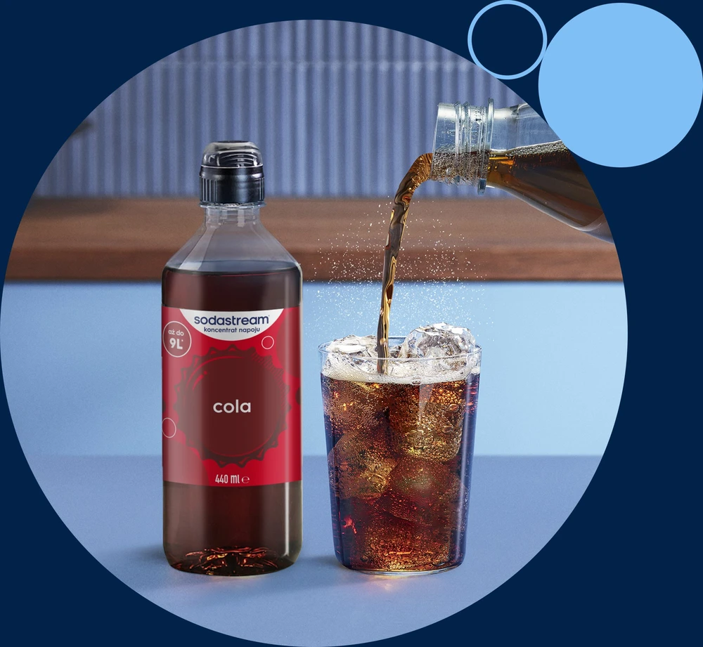 Kolos skonio SodaStream Cola sirupas, 440ml