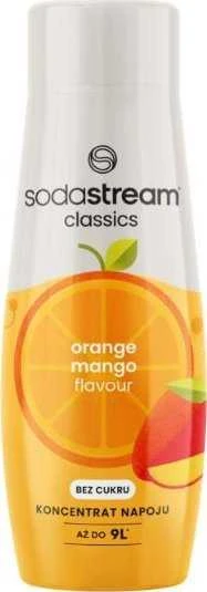 Apelsinų ir mangų skonio SodaStream Zero Orange Mango sirupas, 440ml
