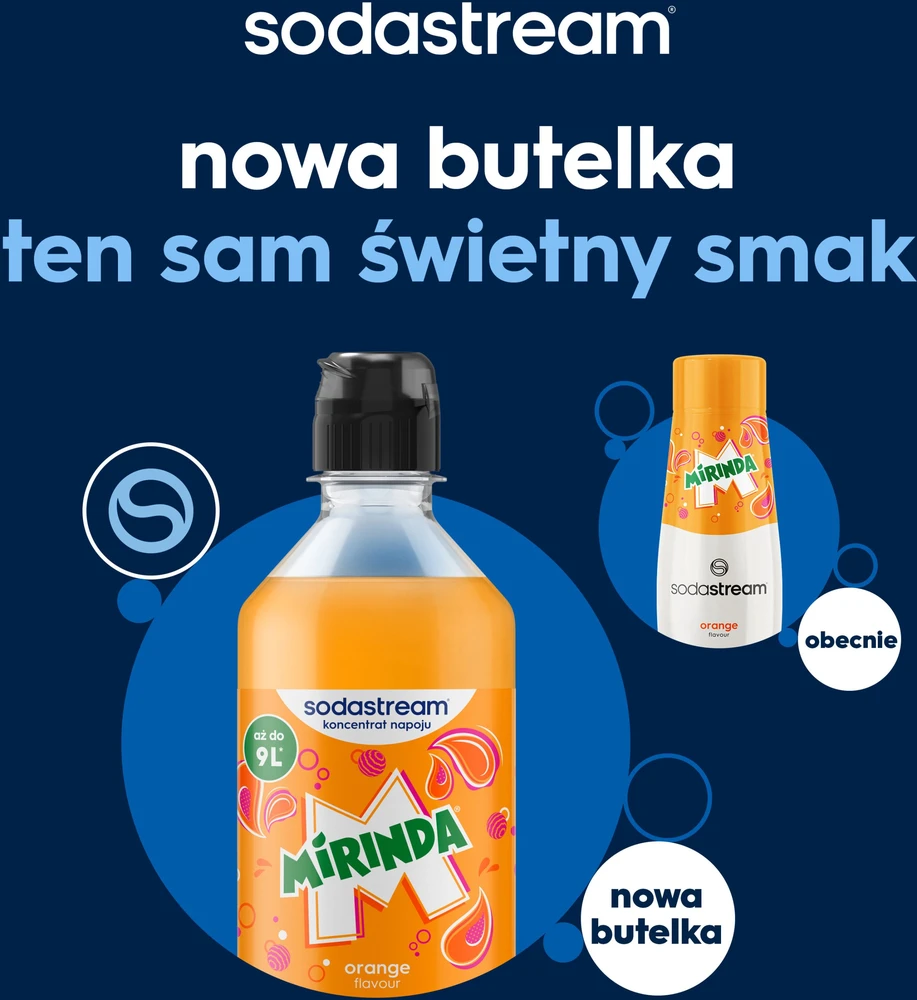 Mirinda skonio SodaStream sirupas, 440ml