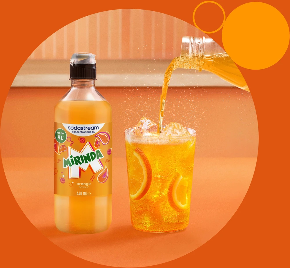 Mirinda skonio SodaStream sirupas, 440ml