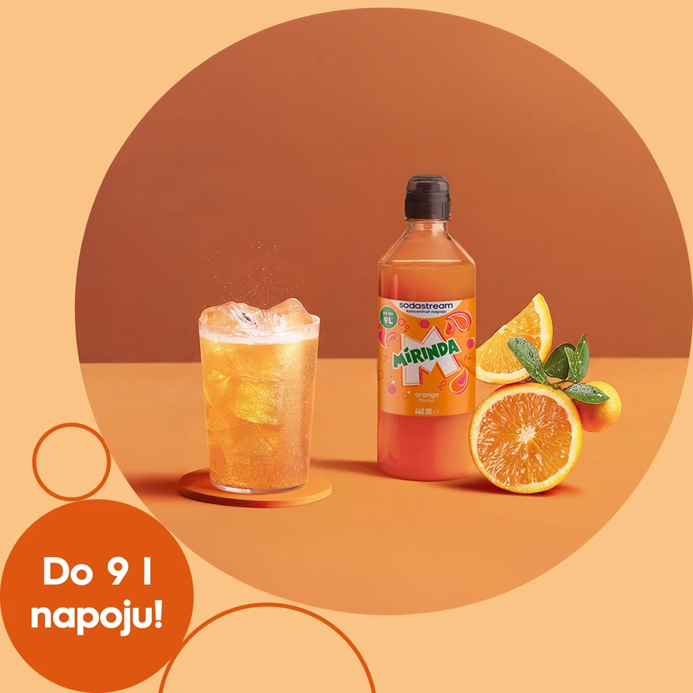 Mirinda skonio SodaStream sirupas, 440ml