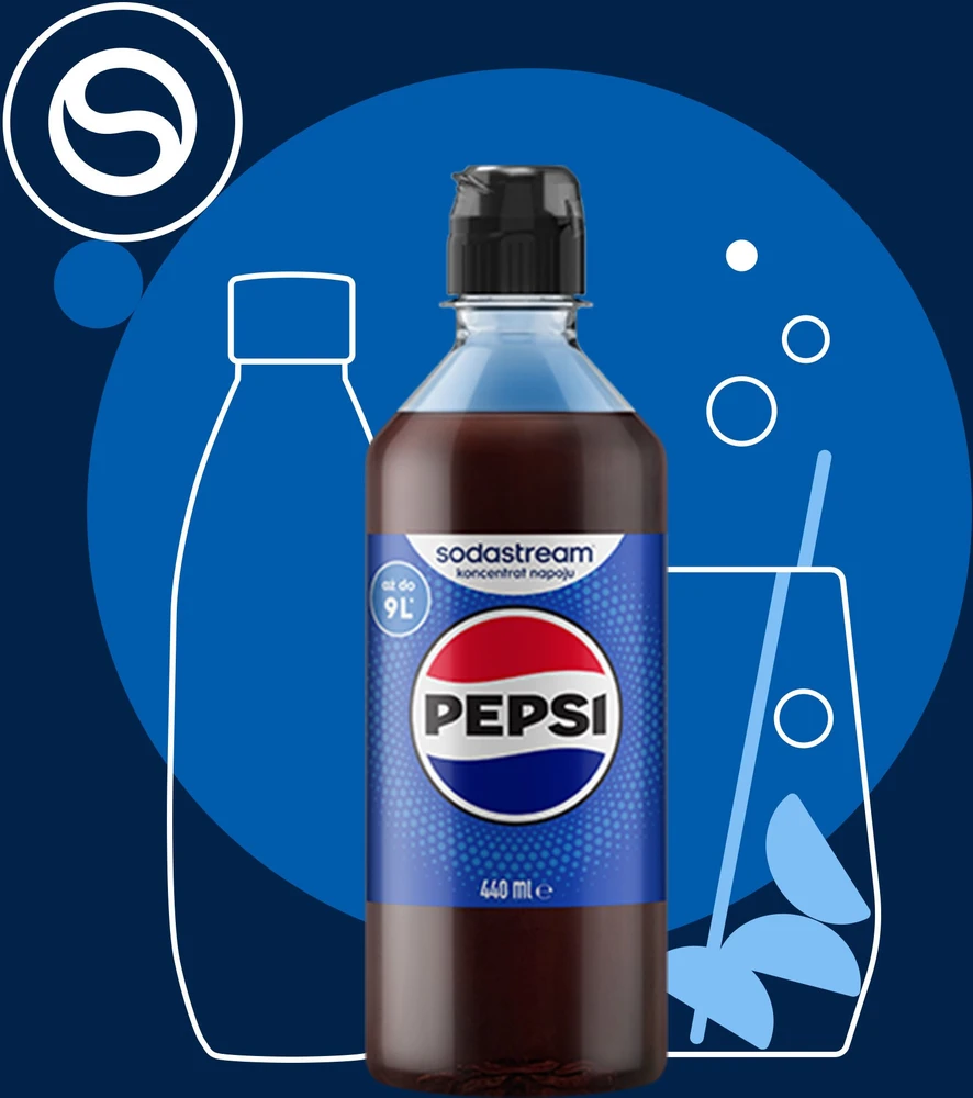 Pepsi skonio SodaStream sirupas, 440 ml