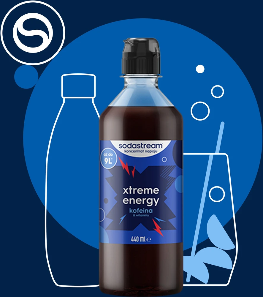 Energetinio gėrimo skonio SodaStream sirupas, 440 ml
