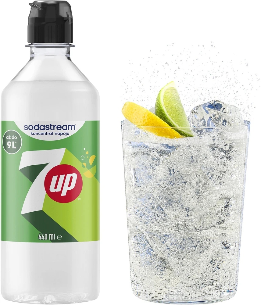 7Up skonio SodaStream sirupas, 440ml