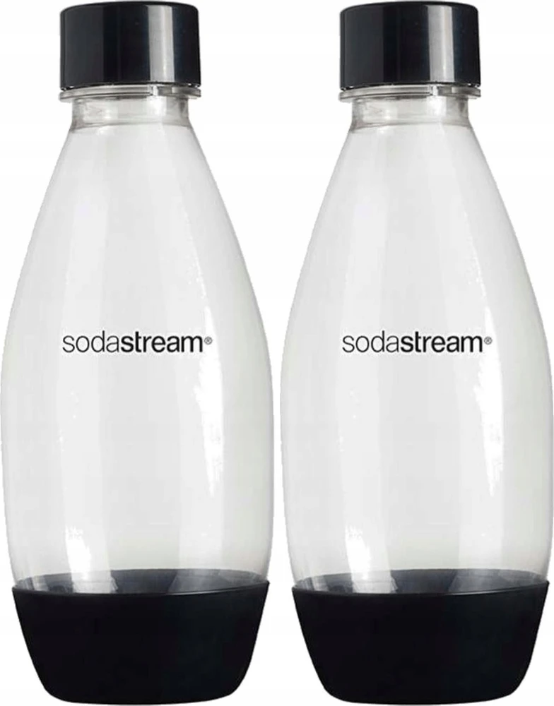 Buteliukai SodaStream DWS Fuse, juodos spalvos, 2 x 0,5 l