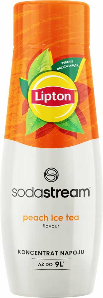 Lipton juodosios šaltosios arbatos, persikų skonio SodaStream sirupas, 440ml