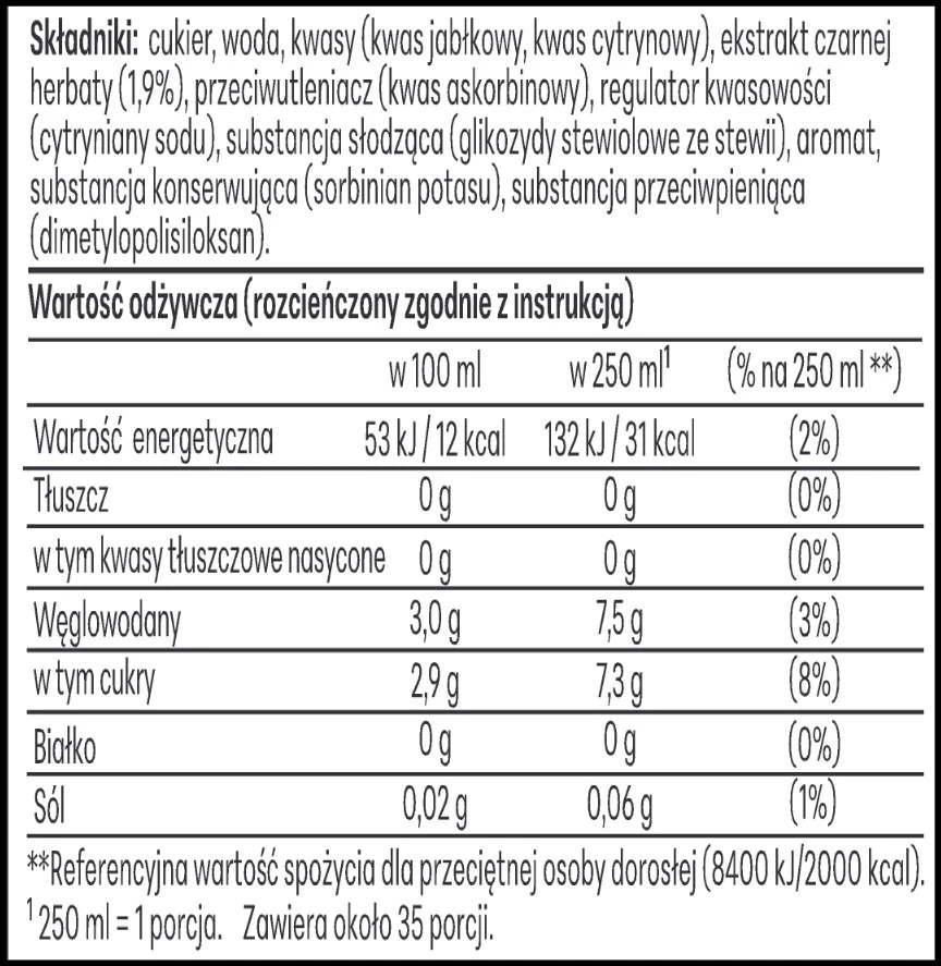 Lipton juodosios šaltosios arbatos, persikų skonio SodaStream sirupas, 440ml
