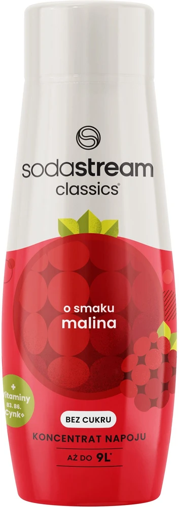 Sirupas gazuotų gėrimų gaminimo aparatui SodaStream, Avietė Zero, 440 ml