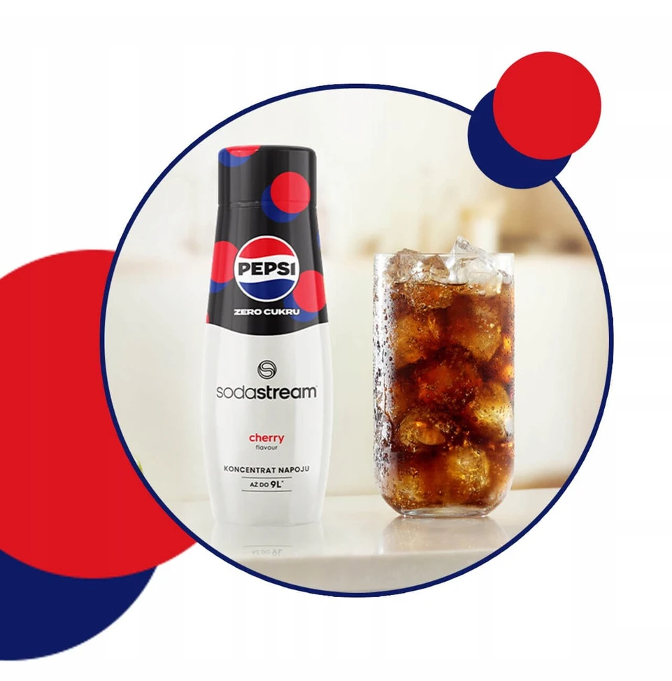 Pepsi Max Vyšnių skonio SodaStream sirupas, 440ml