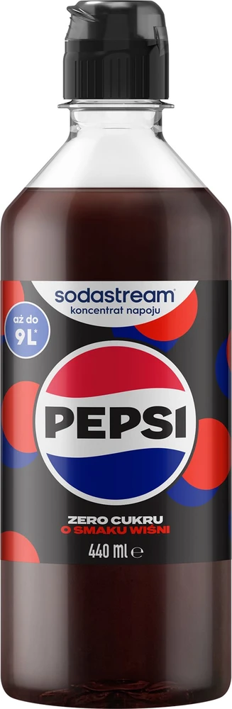 Pepsi Max Vyšnių skonio SodaStream sirupas, 440ml