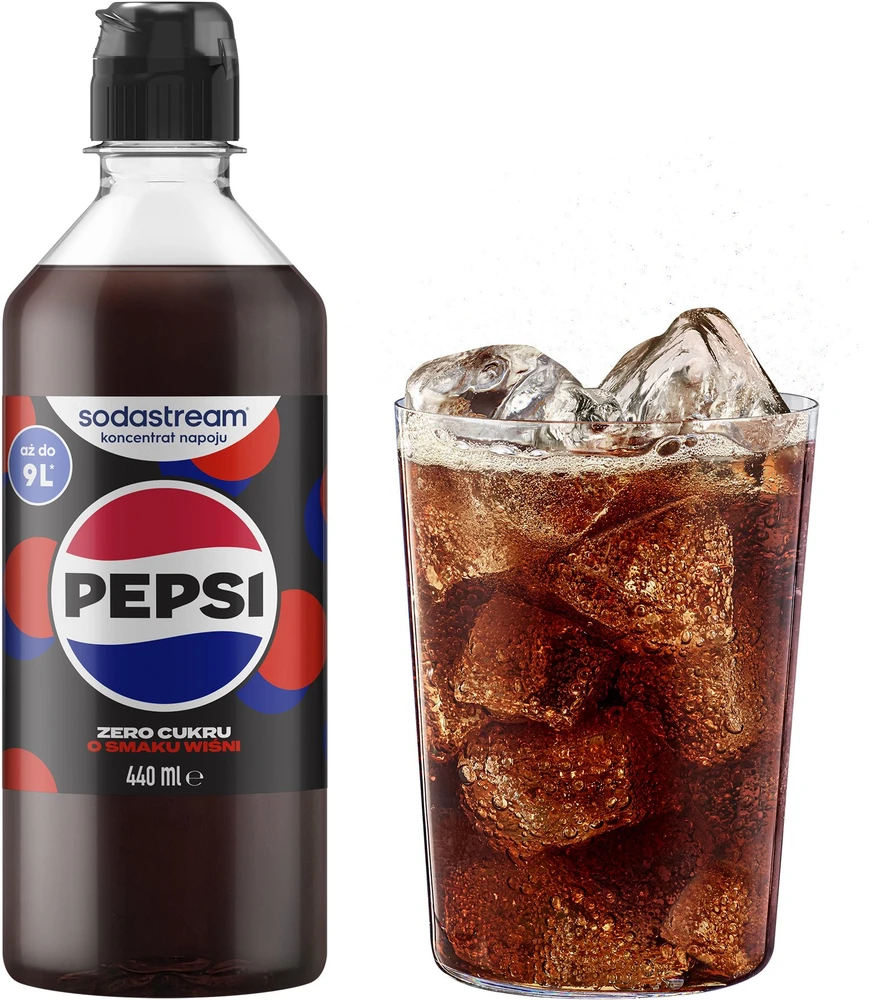 Pepsi Max Vyšnių skonio SodaStream sirupas, 440ml