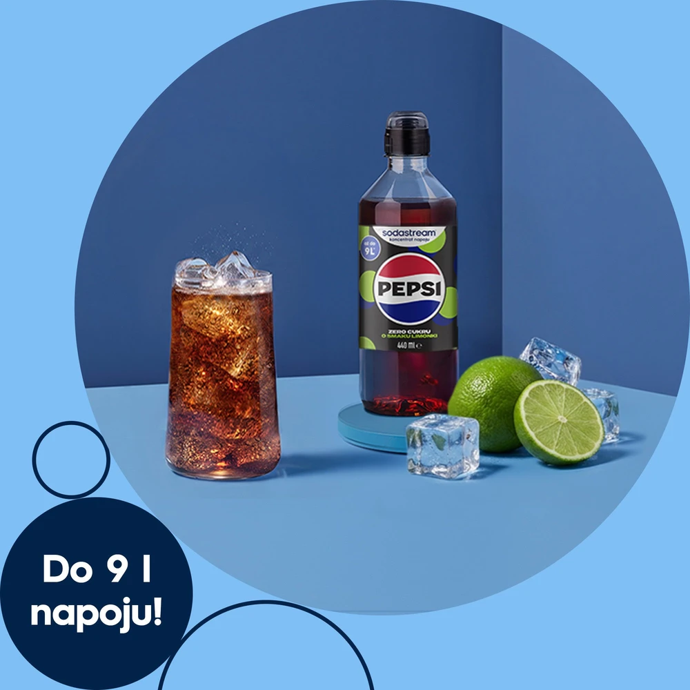 Pepsi Max Žaliosios citrinos skonio SodaStream sirupas, 440ml