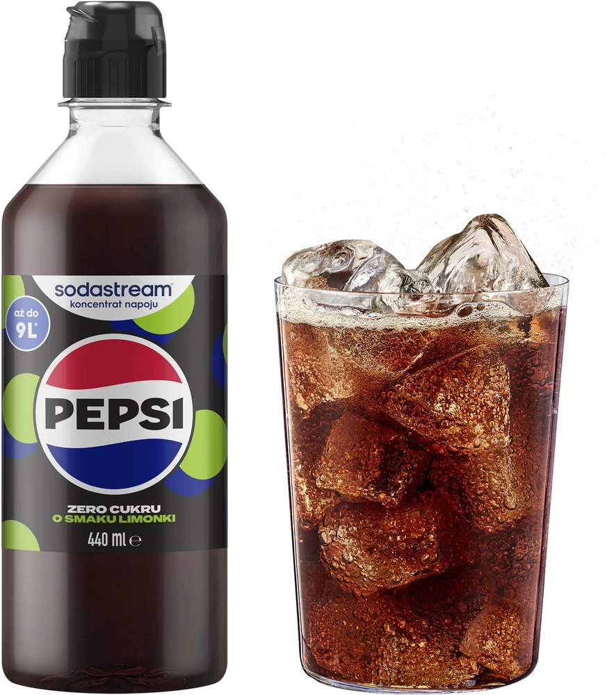 Pepsi Max Žaliosios citrinos skonio SodaStream sirupas, 440ml