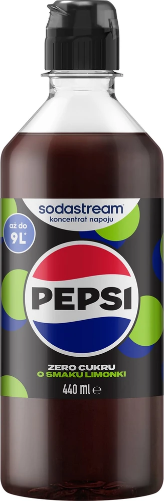Pepsi Max Žaliosios citrinos skonio SodaStream sirupas, 440ml