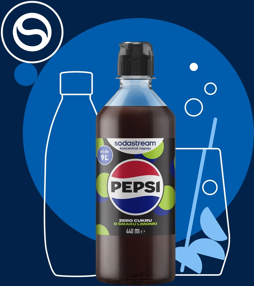 Pepsi Max Žaliosios citrinos skonio SodaStream sirupas, 440ml